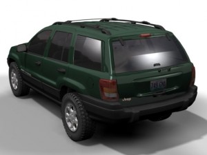 1999 jeep grand cherokee Model 3D