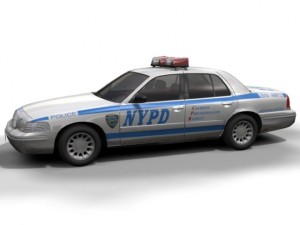 nypd ford crown victoria 3D Model