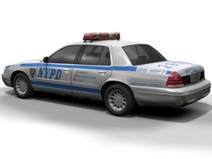 nypd ford crown victoria 3Dモデル