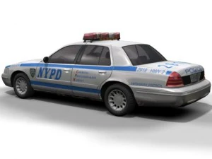 nypd ford crown victoria 3D Model