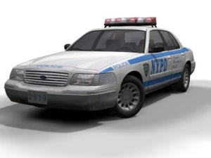 nypd ford crown victoria 3D Model