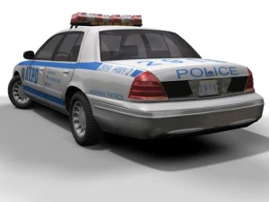nypd ford crown victoria 3D Model
