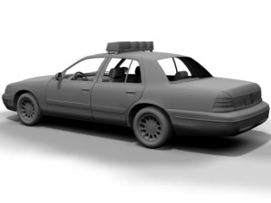 nypd ford crown victoria 3Dモデル