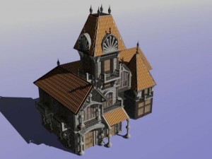 old manssion 3D-Modell