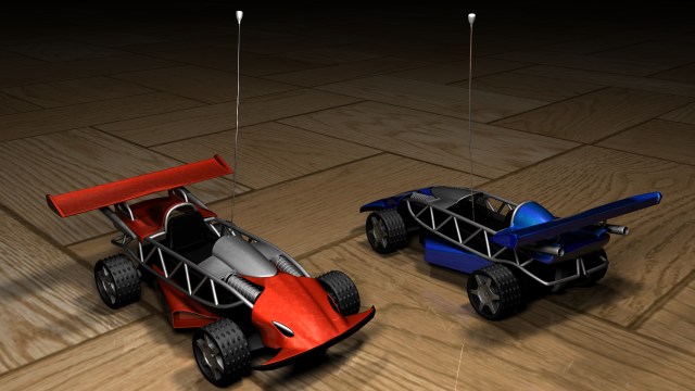 car toy  remoted control car Modelo 3D .c4d .max .obj .3ds .fbx .stl .blend 