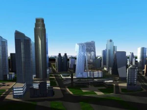 cctv building china 001 3D Model
