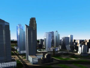 cctv building china 001 3D Model