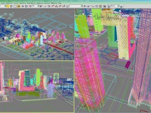 cctv building china 001 Model 3D