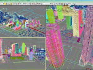 cctv building china 001 3D Model
