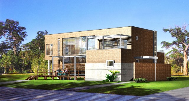 3d building 011 Model 3D .c4d .max .obj .3ds .fbx .stl .blend 