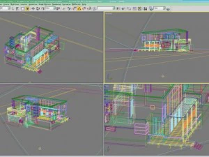 3d building 011 3D Model