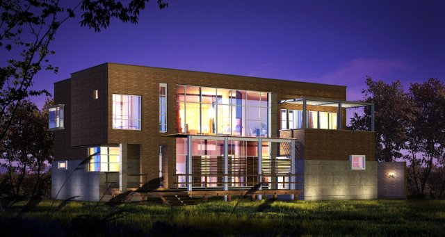 3d building 013 3D Model .c4d .max .obj .3ds .fbx .stl .blend 