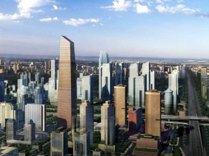 3д здание 015 3D Модель