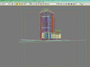 3d building 017 3D Model