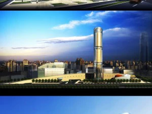 3d building 020 3D Model