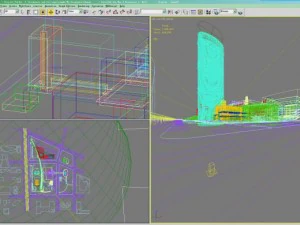3d building 020 3D Model