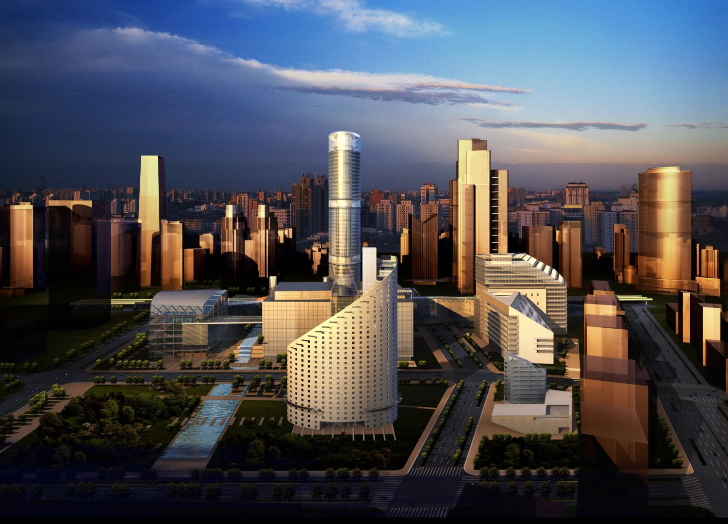 3d building 021 3D Model .c4d .max .obj .3ds .fbx .stl .blend 