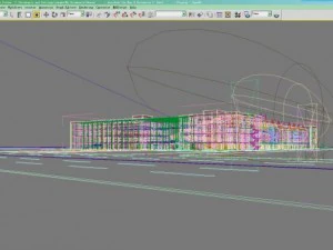 3d building 025 3D Model