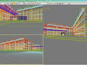 3d building 027 3D Model