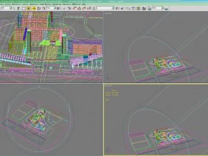 3d building 028 3D Model