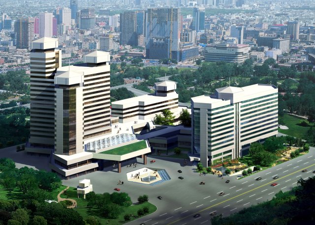 3d building 040 3D-Modell .c4d .max .obj .3ds .fbx .stl .blend 
