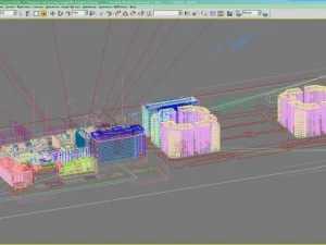 3d building 041 3D Model