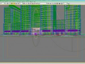 3d building 043 3D Model
