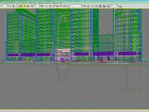 3d building 043 3D Model
