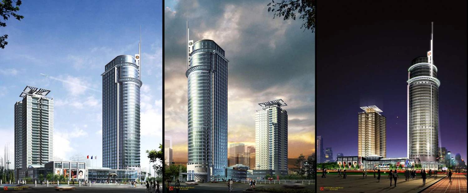3d building 045 3D Model .c4d .max .obj .3ds .fbx .stl .blend 