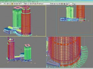 3d building 045 3D Model