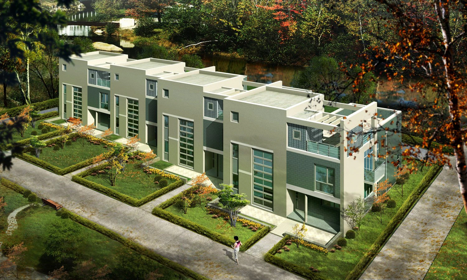 3d building 046 3D Model .c4d .max .obj .3ds .fbx .stl .blend 
