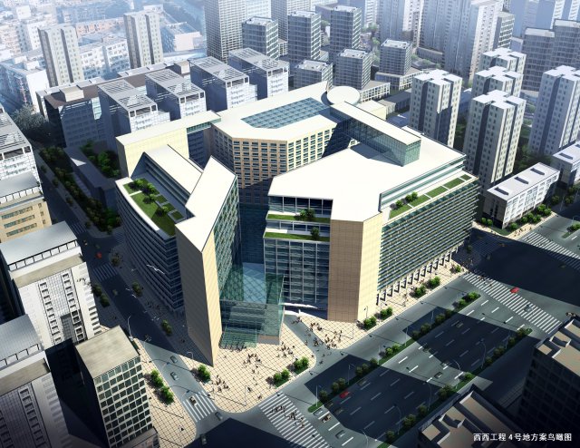 3d building 047 3D 模型 .c4d .max .obj .3ds .fbx .stl .blend 