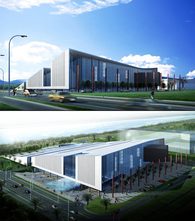 3d building 049 3D Model .c4d .max .obj .3ds .fbx .stl .blend 