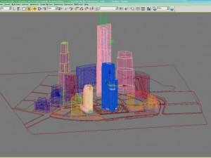 3d building 051 3D Model