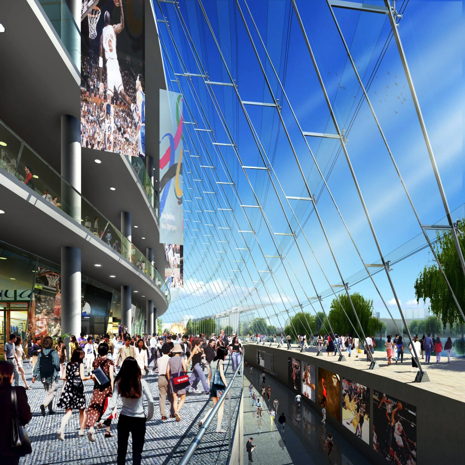 3d building 052 3D Model .c4d .max .obj .3ds .fbx .stl .blend 