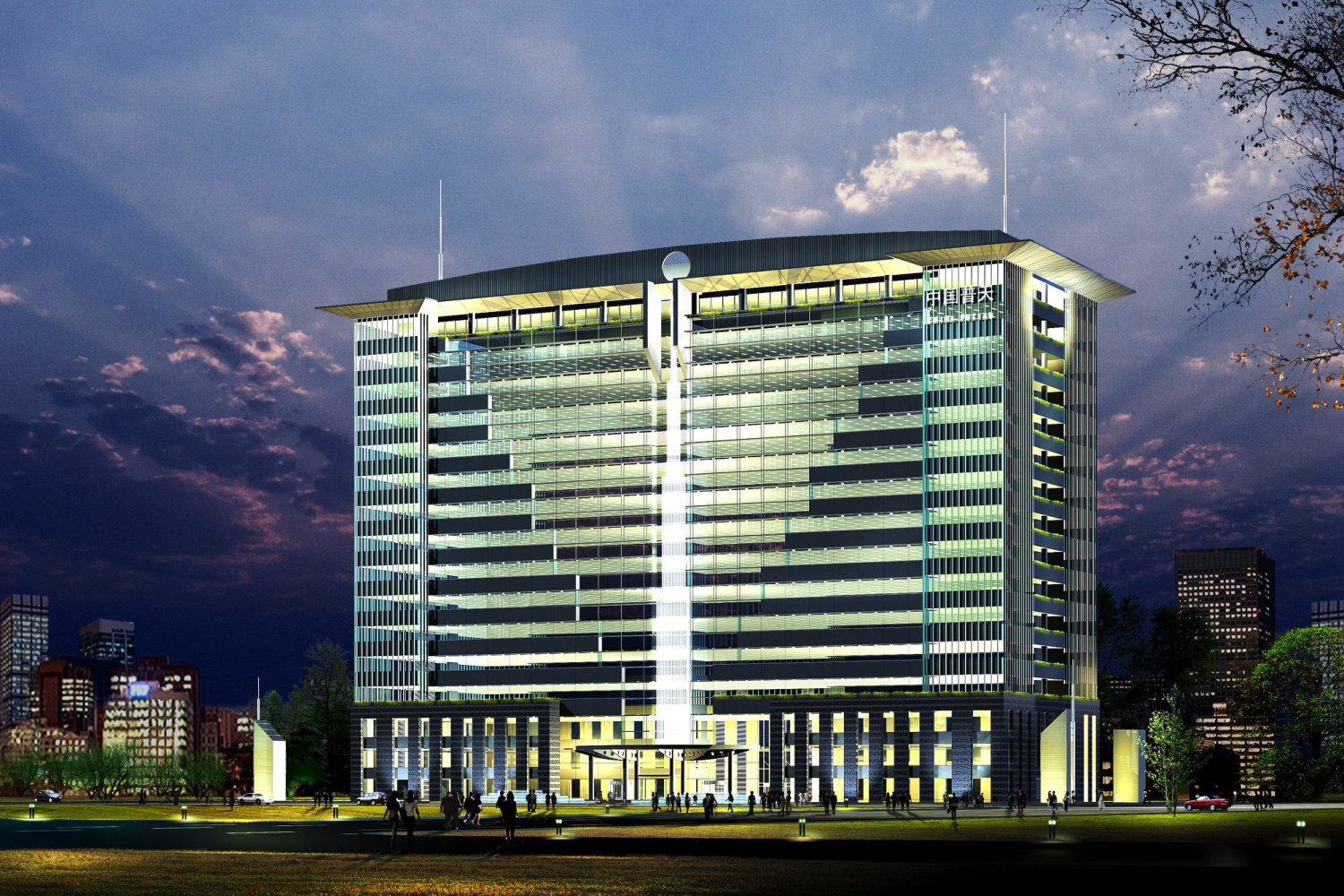 Build d. 3d building.