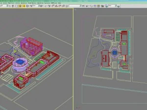 3d building 065 3D Model