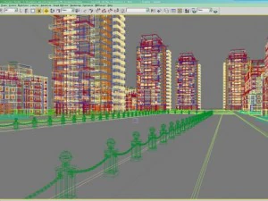 3d building 066 3D Model