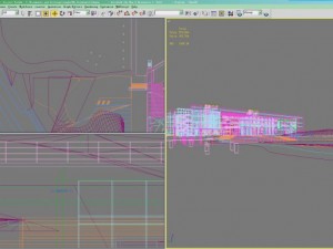 3d building 068 3D Model