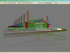 3d building 073 3D Model