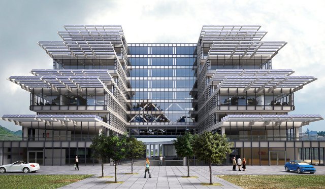 3d building 076 3D Model .c4d .max .obj .3ds .fbx .stl .blend 