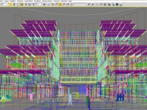 3d building 076 3D Model