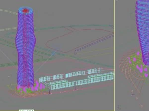 3d building 122 3D Model