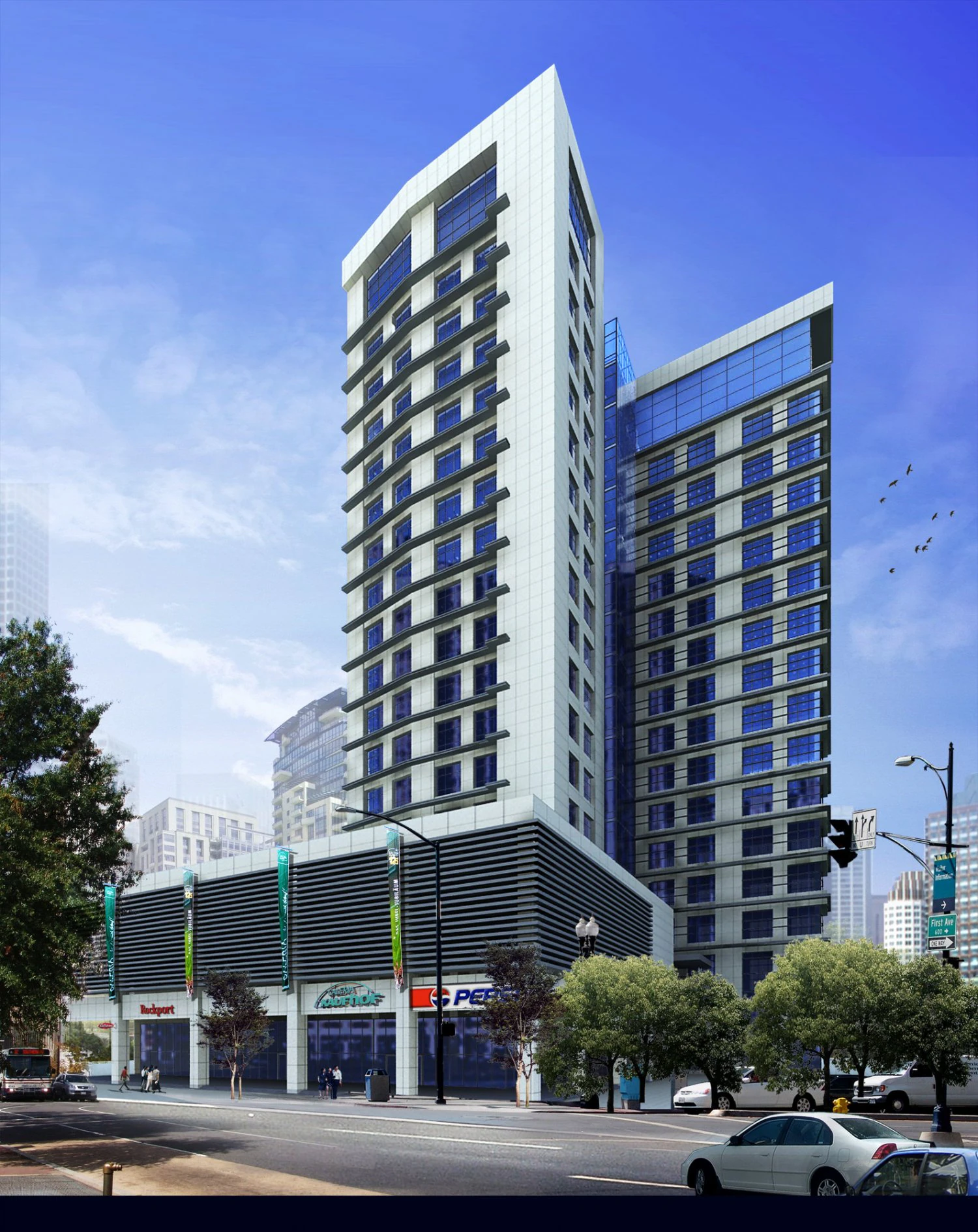 3d building 125 3D Model .c4d .max .obj .3ds .fbx .stl .blend 