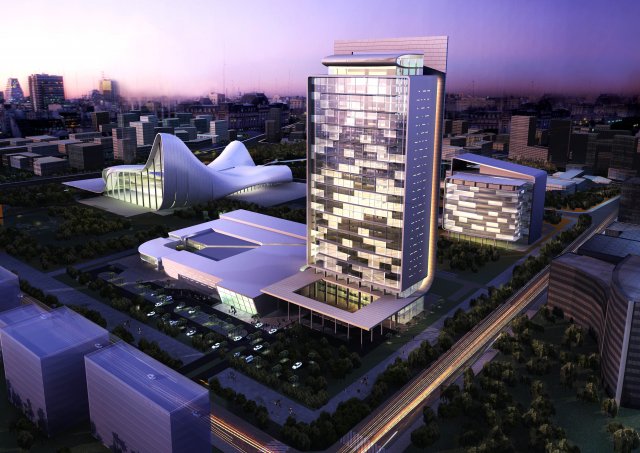 3d building 129 3D Model .c4d .max .obj .3ds .fbx .stl .blend 