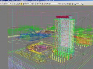 3d building 129 3D Model