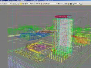 3d building 129 3D Model