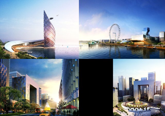 3d building 144 3D Model .c4d .max .obj .3ds .fbx .stl .blend 