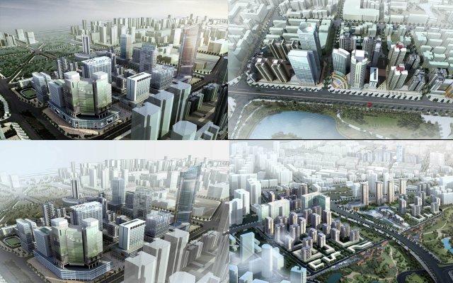 3d building 146 3D Model .c4d .max .obj .3ds .fbx .stl .blend 