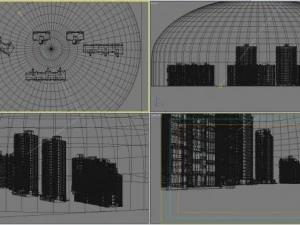3d building 162 3D Model
